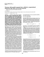 Neurons with graded response have collective computational properties like those of two-state neurons
