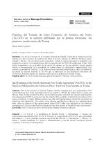Framing del Tratado de Libre Comercio de América del Norte (TLCAN) en la opinión publicada por la prensa mexicana: los primeros cuatro meses de Trump