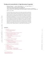 Scaling and renormalization in high-dimensional regression