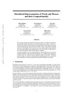 Distributed Representations of Words and Phrases and their Compositionality