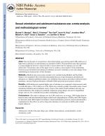 Sexual orientation and adolescent substance use: a meta-analysis and methodological review