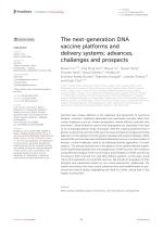 The next-generation DNA vaccine platforms and delivery systems: advances, challenges and prospects