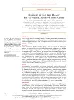 Ribociclib as First-Line Therapy for HR-Positive, Advanced Breast Cancer