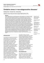 Oxidative stress in neurodegenerative diseases