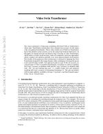 Video Swin Transformer