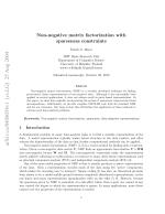 Non-negative matrix factorization with sparseness constraints