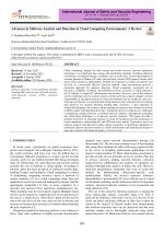 Advances in Malware Analysis and Detection in Cloud Computing Environments: A Review