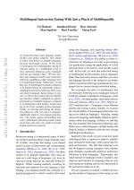 Multilingual Instruction Tuning With Just a Pinch of Multilinguality