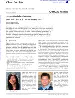 Aggregation-induced emission