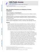Diet–microbiota interactions as moderators of human metabolism