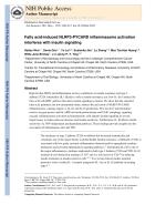 Fatty acid-induced NLRP3-PYCARD inflammasome activation interferes with insulin signaling