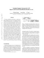 Unlabeled Samples Generated by GAN Improve the Person Re-identification Baseline in vitro