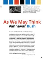As We May Think