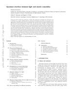 Quantum interface between light and atomic ensembles