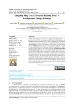 Empathy Map Gen Z Towards Healthy Food: A Foodpreneur Design Strategy