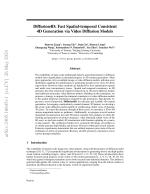 Diffusion4D: Fast Spatial-temporal Consistent 4D Generation via Video Diffusion Models