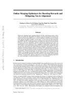 Online Merging Optimizers for Boosting Rewards and Mitigating Tax in Alignment