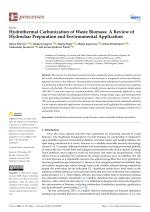 Hydrothermal Carbonization of Waste Biomass: A Review of Hydrochar Preparation and Environmental Application