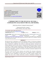 CYBERSECURITY IN THE FINANCIAL SECTOR: A COMPARATIVE ANALYSIS OF THE USA AND NIGERIA