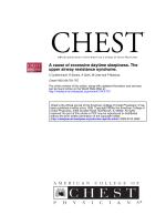 A cause of excessive daytime sleepiness. The upper airway resistance syndrome.