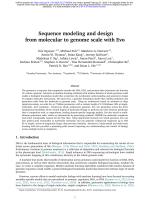 Sequence modeling and design from molecular to genome scale with Evo