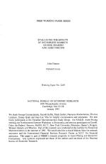 EVALUATING THE EFFECTS OF INCOMPLETE MARKETS ON RISK SHARING AND ASSET PRICING