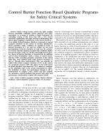Control Barrier Function Based Quadratic Programs for Safety Critical Systems