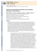 Extinction-reconsolidation boundaries: key to persistent attenuation of fear memories