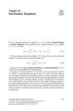 Fast Fourier Transform