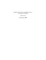MARKET STRUCTURE AND PRODUCTIVITY: A CONCRETE EXAMPLE