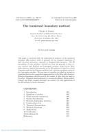 The immersed boundary method