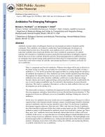 Antibiotics For Emerging Pathogens