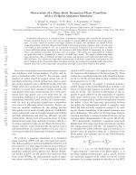 Observation of a Many-Body Dynamical Phase Transition with a 53-Qubit Quantum Simulator
