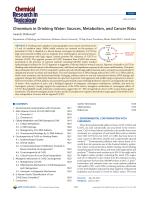 Chromium in Drinking Water: Sources, Metabolism, and Cancer Risks
