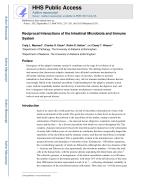 Reciprocal Interactions of the Intestinal Microbiota and Immune System