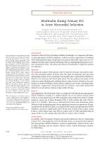 Bivalirudin during Primary PCI in Acute Myocardial Infarction