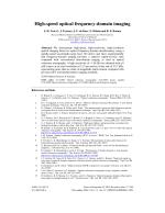 High-speed optical frequency-domain imaging