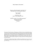 Disease and Development: The Effect of Life Expectancy on Economic Growth
