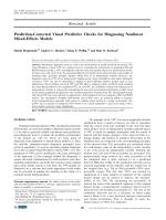 Prediction-Corrected Visual Predictive Checks for Diagnosing Nonlinear Mixed-Effects Models