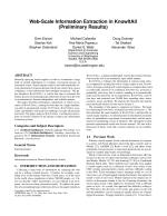 Web-Scale Information Extraction in KnowItAll (Preliminary Results)