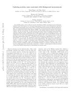 Updating neutrino mass constraints with Background measurements