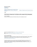 Definitional interpreters for higher-order programming languages