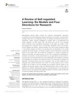 A Review of Self-regulated Learning: Six Models and Four Directions for Research