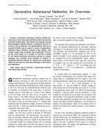 Generative Adversarial Networks: An Overview