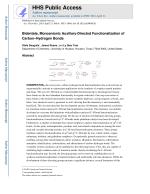 Bidentate, Monoanionic Auxiliary-Directed Functionalization of Carbon–Hydrogen Bonds