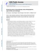 Enhancing cancer immunotherapy using antiangiogenics: opportunities and challenges