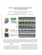 Customize-A-Video: One-Shot Motion Customization of Text-to-Video Diffusion Models
