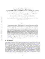 Iterative Nash Policy Optimization: Aligning LLMs with General Preferences via No-Regret Learning