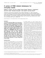 A series of PDB related databases for everyday needs