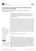 Trace Elements in Alzheimer’s Disease and Dementia: The Current State of Knowledge